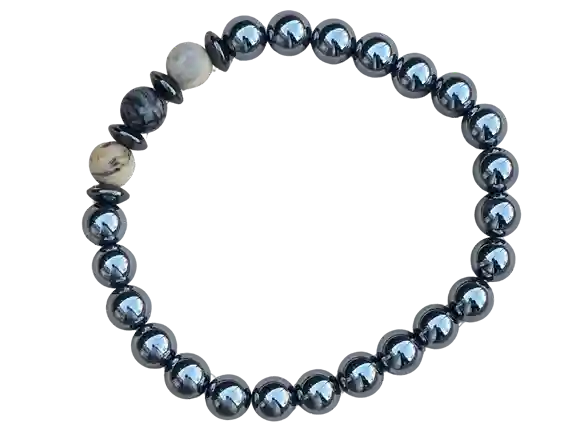 Bracelet Titanium Bumblebee Jasper