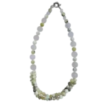Necklace Rose Quartz & Yellow Opal