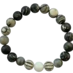 Bracelet Zebrajasper Labradorite Moonstone