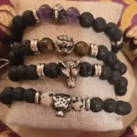 Men's Lava Stone & Steel Bracelet Collection