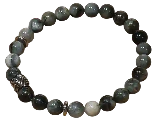 Bracelet – Eagle’s Eye & Steel (8mm)