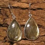 Brown Labradorite Earrings