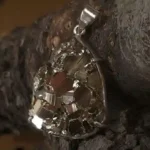 Silver Pendant with Amethyst & Sapphire