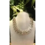 Handcrafted Silver Leaf Necklace