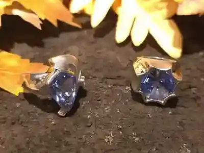 Silver Rings with Blue Topaz Stones