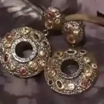 Celestial Radiance Gemstone Halo Earrings