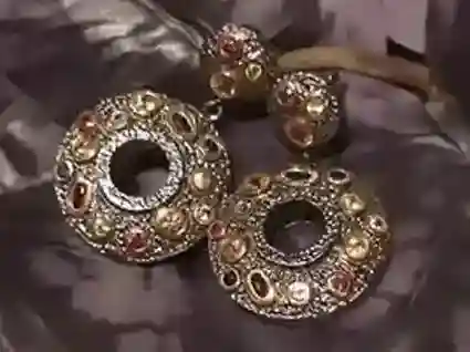 Celestial Radiance Gemstone Halo Earrings