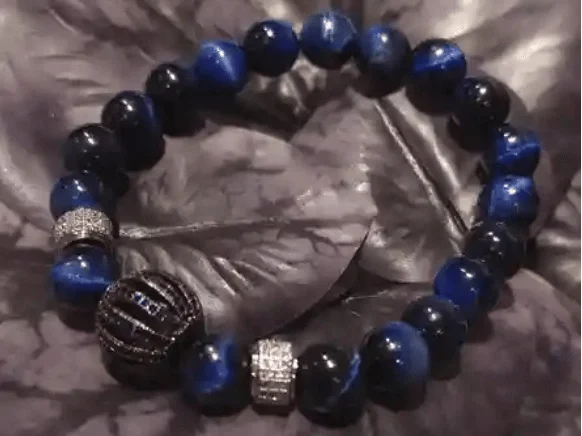 Midnight Vision Blue Tiger’s Eye Bracelet