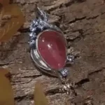 Pendant with Iolite, Citrine & Rhodochrosite