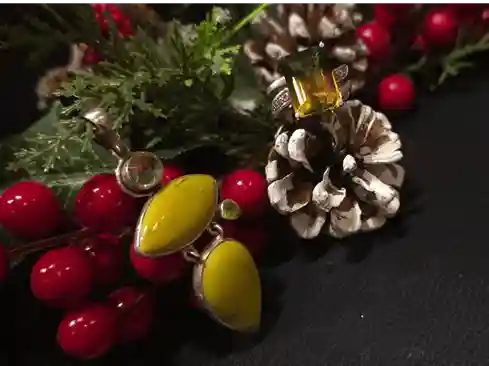 Jewelry Duo – Chrysoprase, Peridot, Topaz & Sapphire