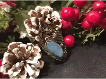 Pendant — Black Silver with Opal & Tourmaline