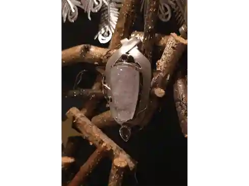 Divine Serenity Pendant — Silver with Kunzite & Amethyst (70 × 35 mm)