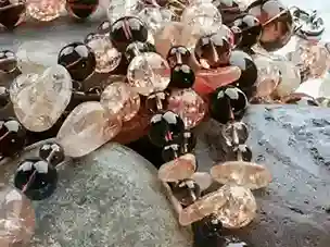 Golden Ember Smoky Quartz & Citrine Radiance Necklace