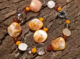 Golden Ocean Harmony Gemstone Jewelry Set