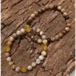 Earth & Energy Duo — Natural Stone Elastic Bracelets (Sizes 20 & 19 cm)