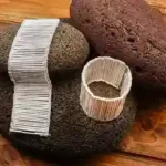 Radiant Texture Sterling Silver Statement Bracelet