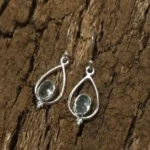 Silver Grace Earrings — Sterling Silver (2.5 × 1.2 cm)
