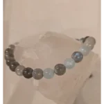 Mystic Ocean Glow Bracelet — Labradorite & Aquamarine (20 cm)