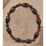 Hematite & Carnelian Protection Bracelet